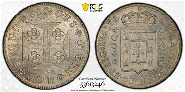 1834 400 R Gomes-16.02 MS63