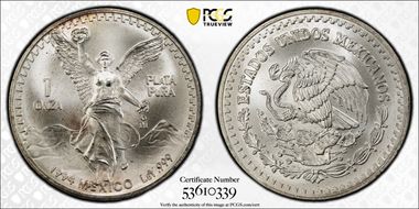 1994-Mo Onza Libertad Ag MS67