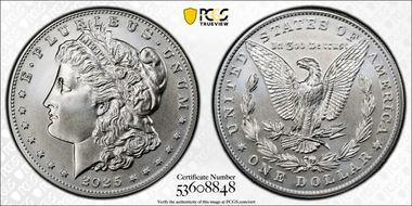 2025 $1 Morgan Dollar MS70