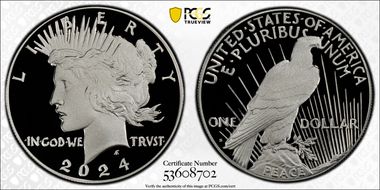 2024-S $1 Peace Dollar PR70DCAM