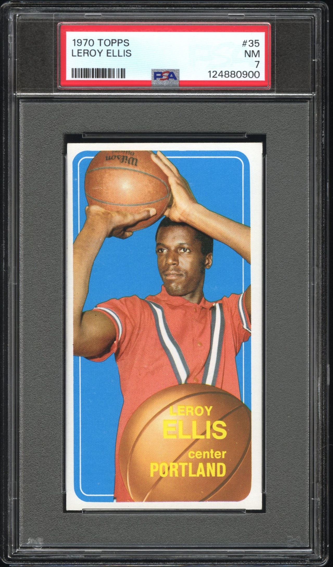 1970 #35 LEROY ELLIS PSA 7 Topps