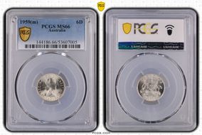 1959(m) 6D MS66
