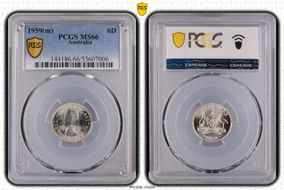 1959(m) 6D MS66