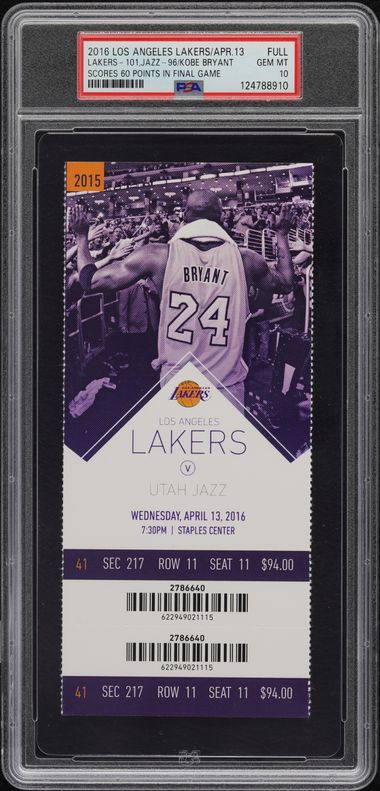 PSA 10 cert 124788910