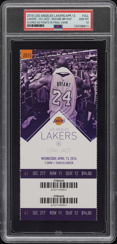 PSA 10 cert 124788911