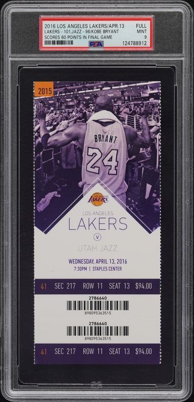 PSA 9 cert 124788912