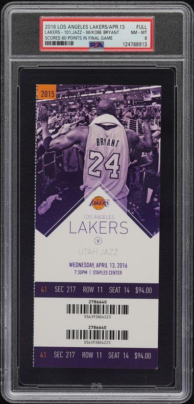 PSA 8 cert 124788913