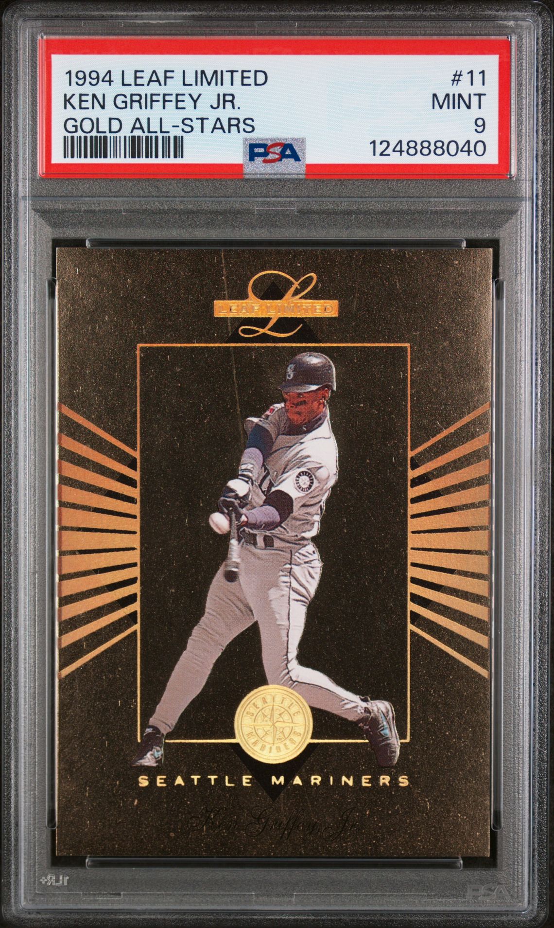 1994 Leaf LEAF LIMITED GOLD ALL-STARS #11 Ken Griffey Jr. front