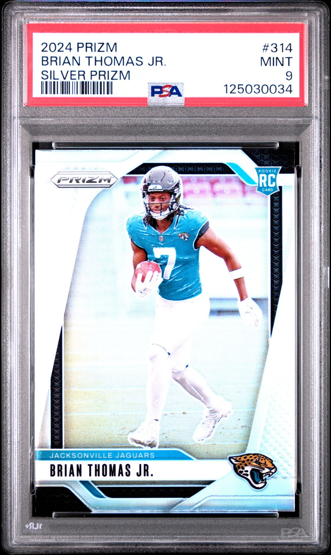 2024 Panini PANINI PRIZM SILVER PRIZM #314 Brian Thomas Jr. front