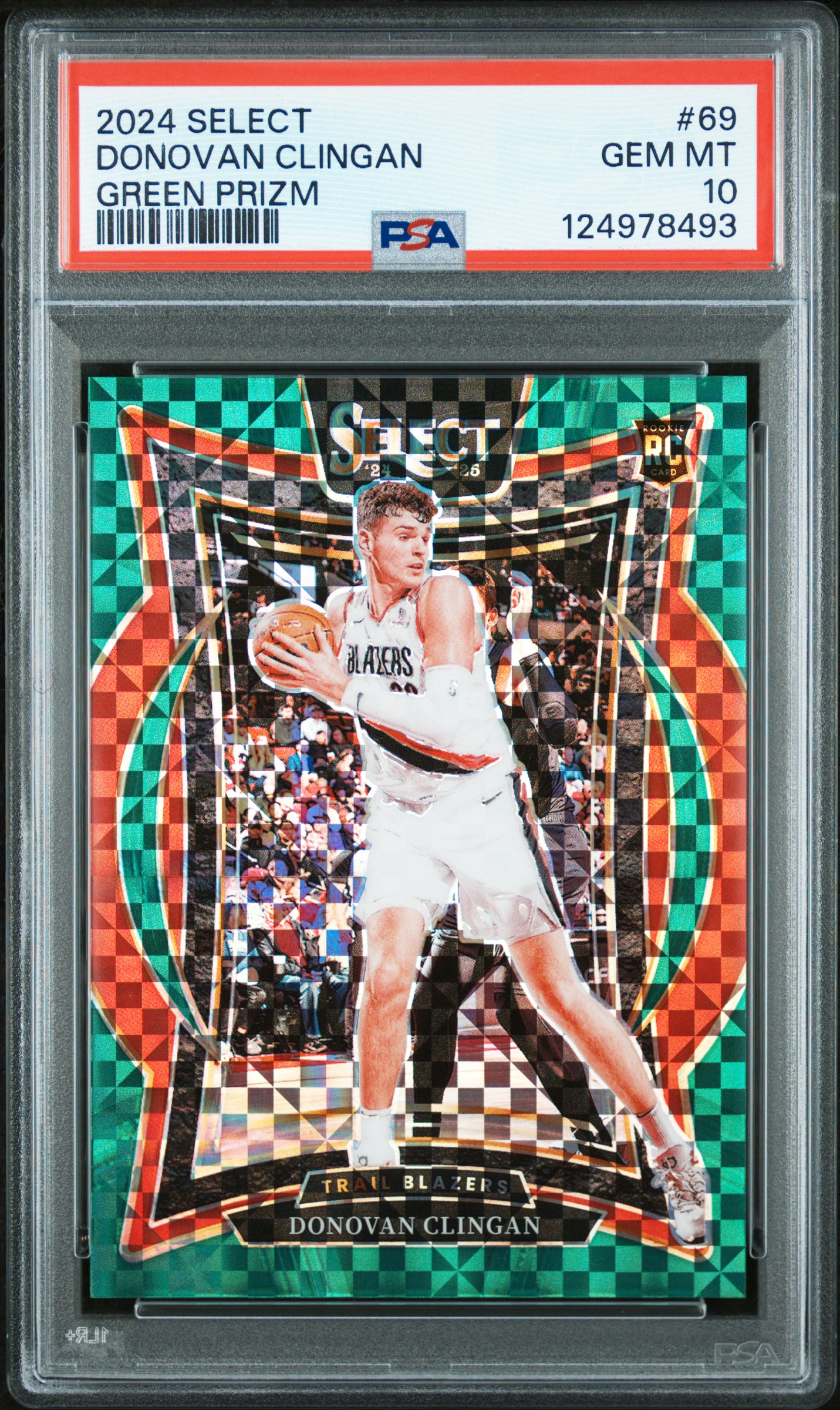 2024 #69 Donovan Clingan PSA 10 Panini Select