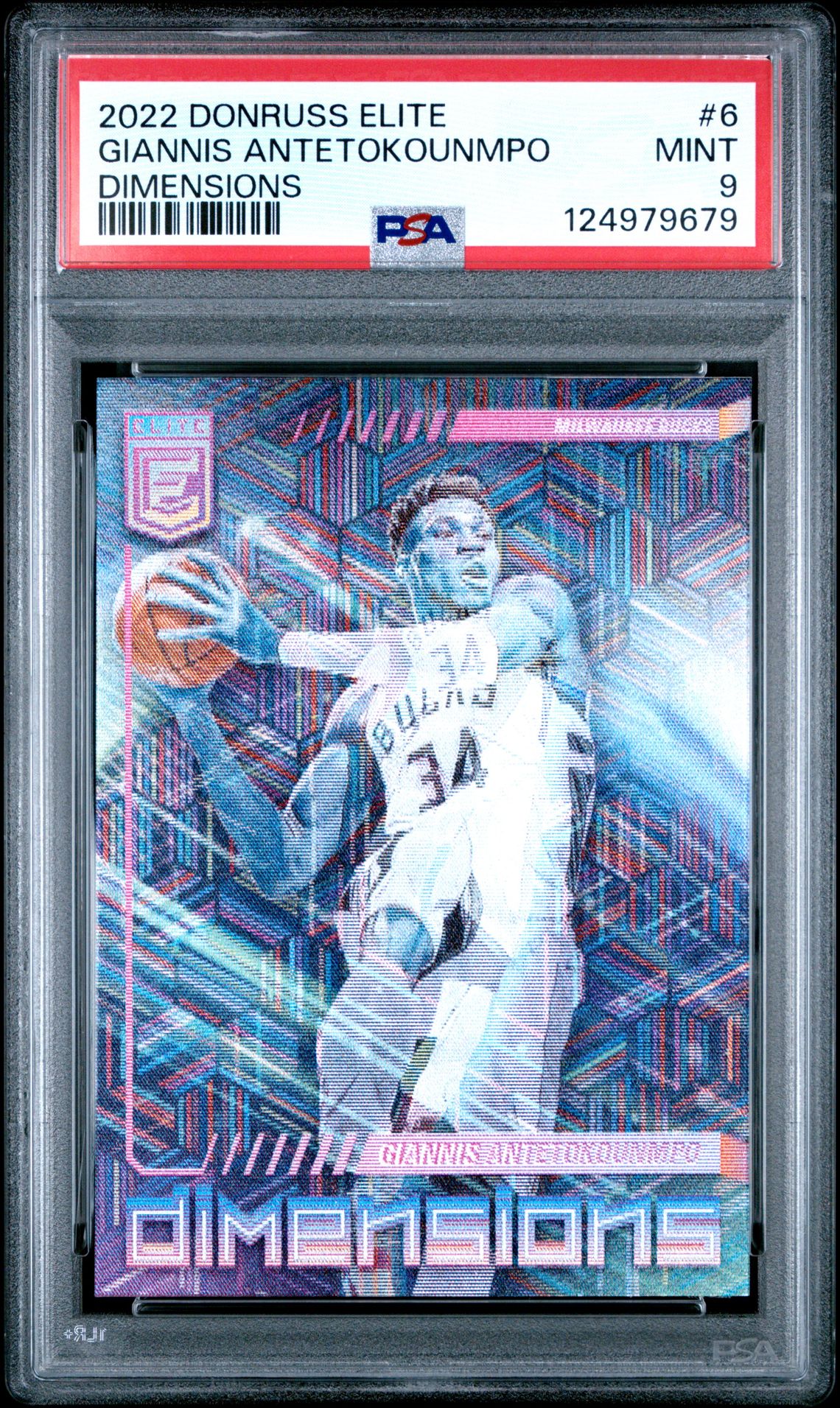 2022 Panini PANINI DONRUSS ELITE DIMENSIONS #6 Giannis Antetokounmpo front