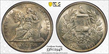 1897 Peso MS63