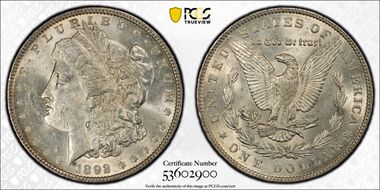 1892 $1 MS61