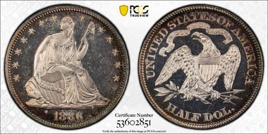 1886 50C PR64CAM