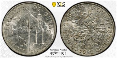 1952 40C Republic MS63