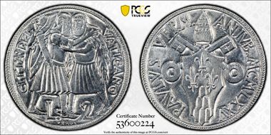 1975 2 Lire Holy Year MS69