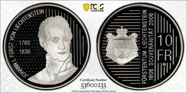 2006-B 10 Fr Sovereignty PR70DCAM