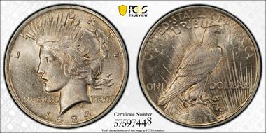 1924 $1 MS63