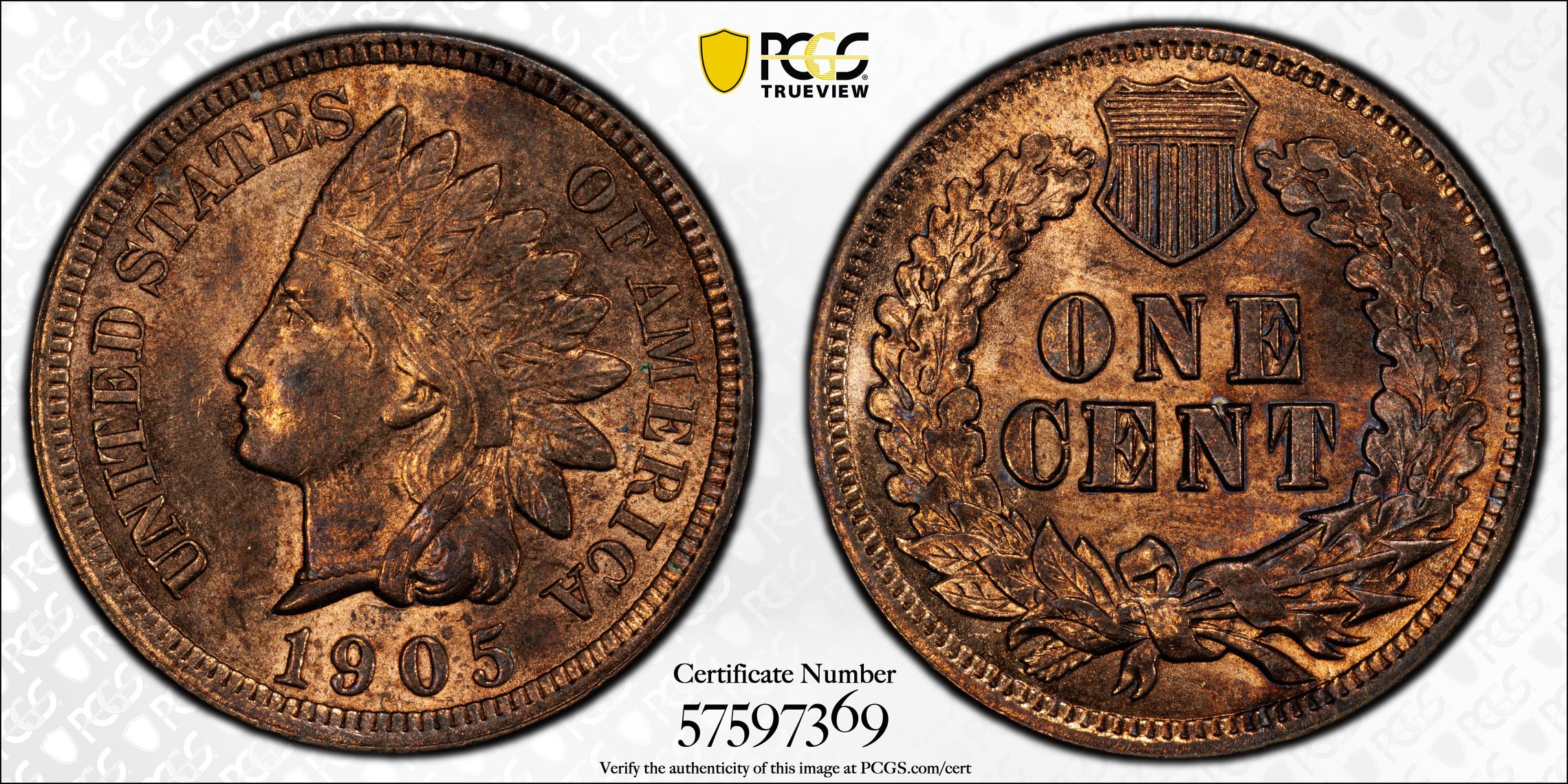 1905 Indian Cent