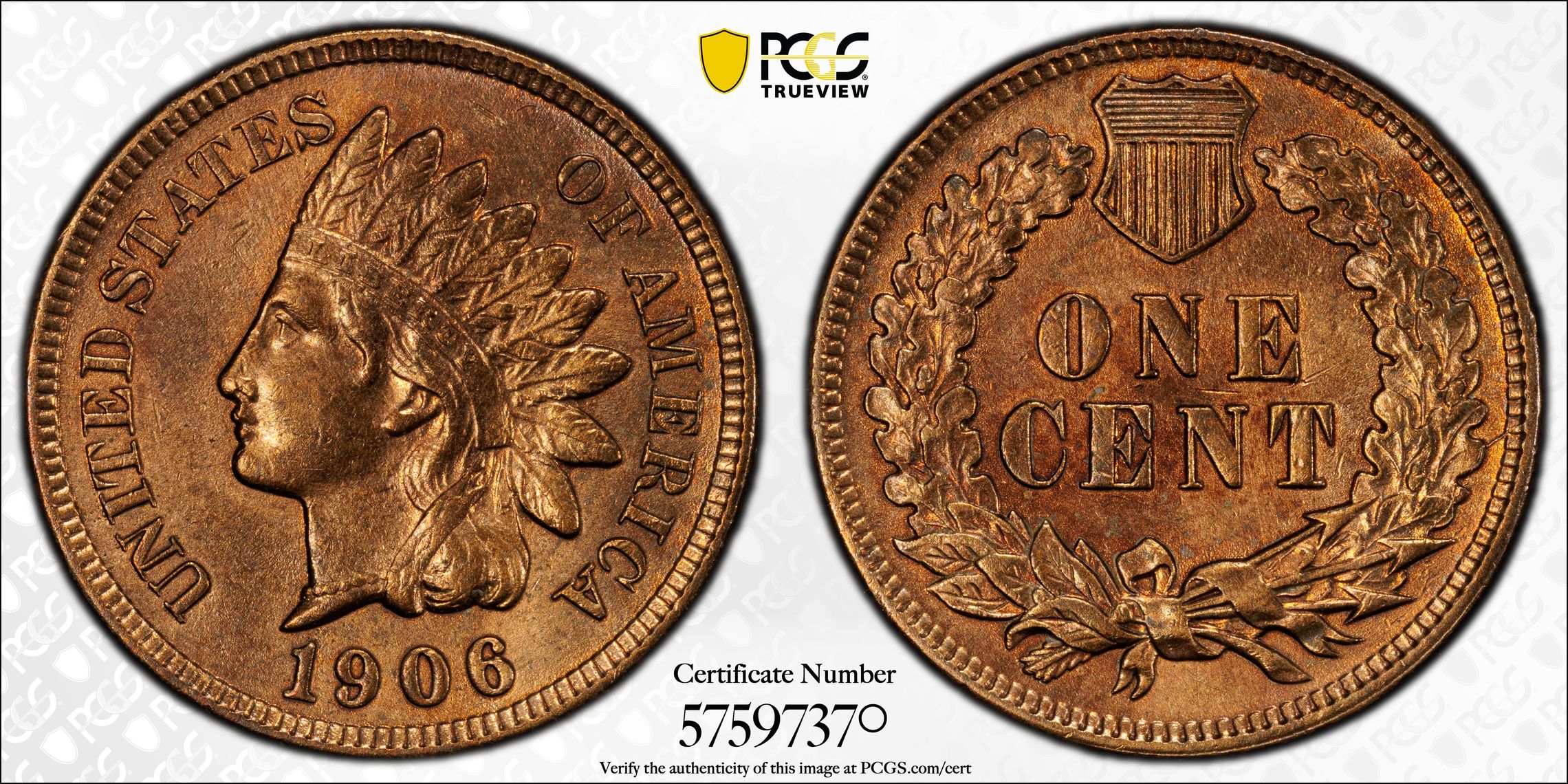 1906 Indian Cent