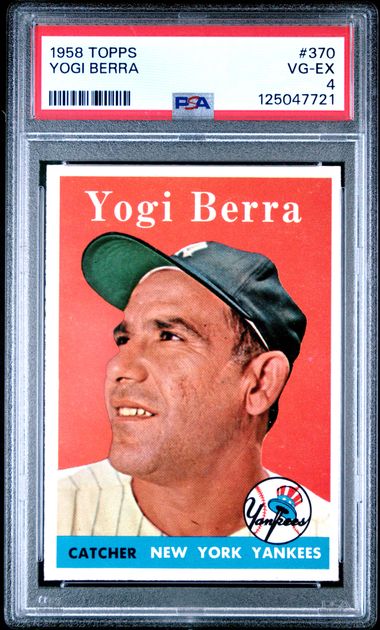 1958 Topps #370 Yogi Berra front
