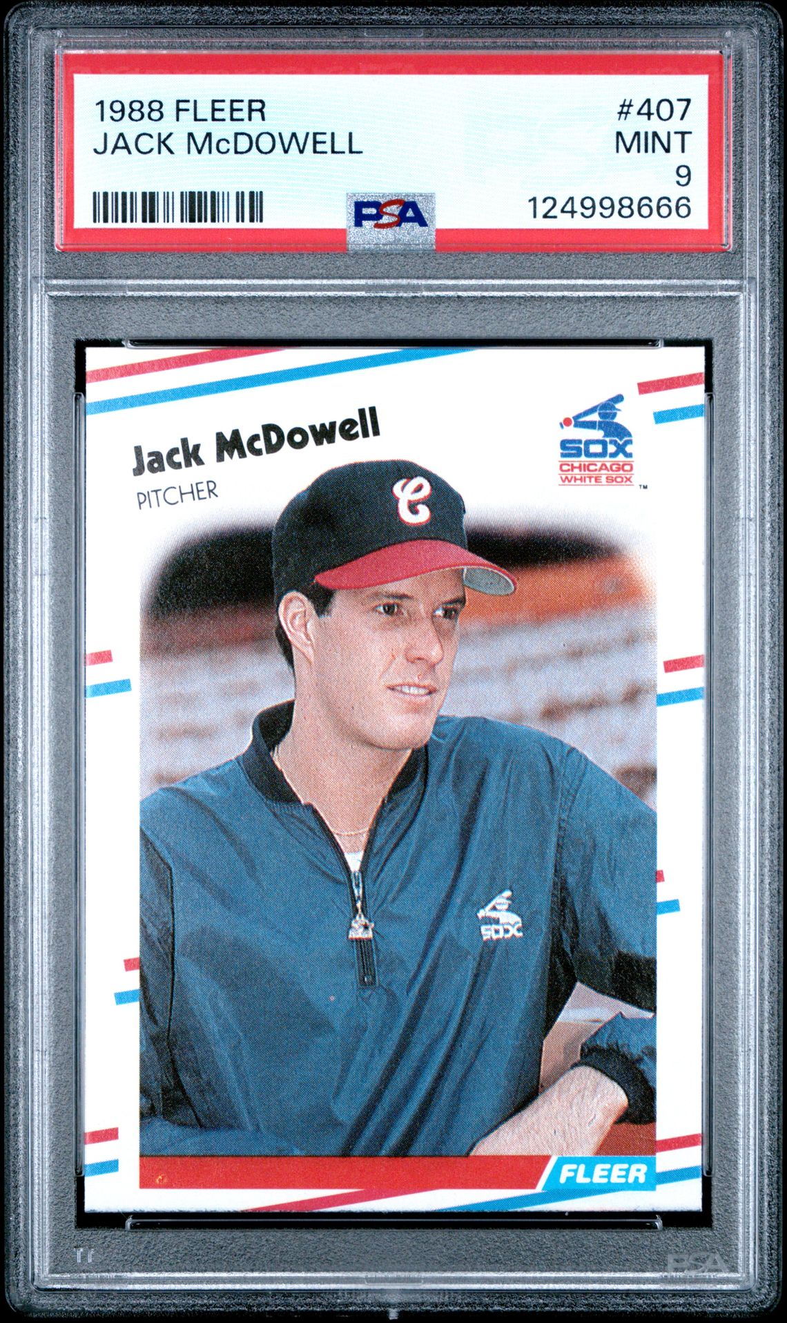 1988 Fleer #407 Jack McDowell front