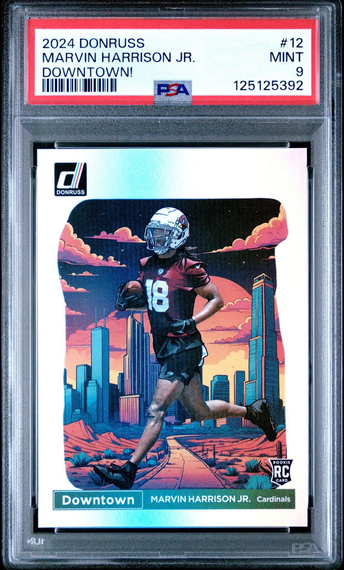 2024 Panini Donruss Downtown! Marvin Harrison Jr. #12 Mint 9 front