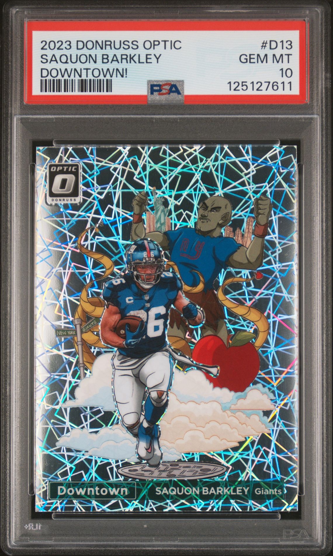 2023 Panini PANINI DONRUSS OPTIC DOWNTOWN! #D13 Saquon Barkley front