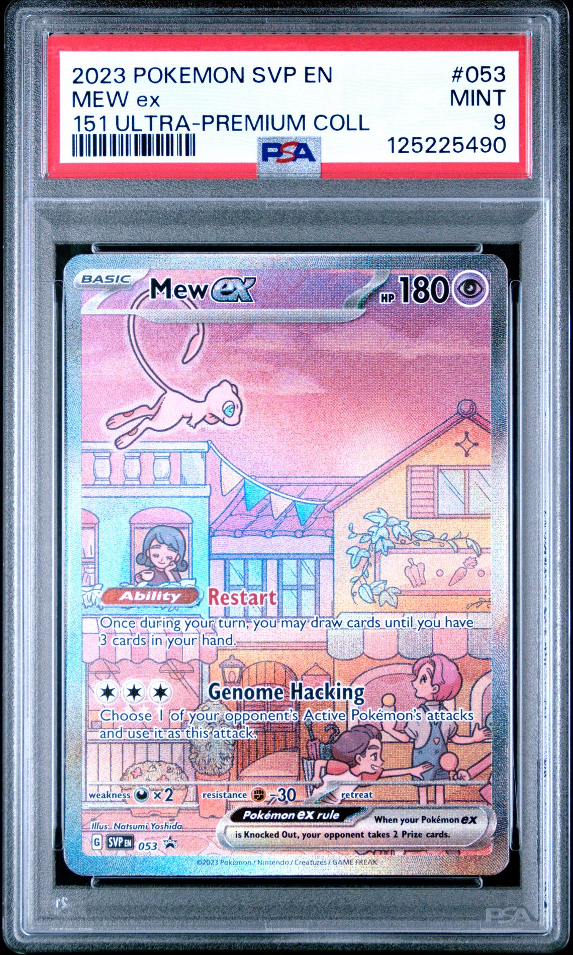 2023 Pokemon Svp En-Sv Black Star Promo Mew Ex #053 (151 Ultra-Premium Coll) Mint 9 front