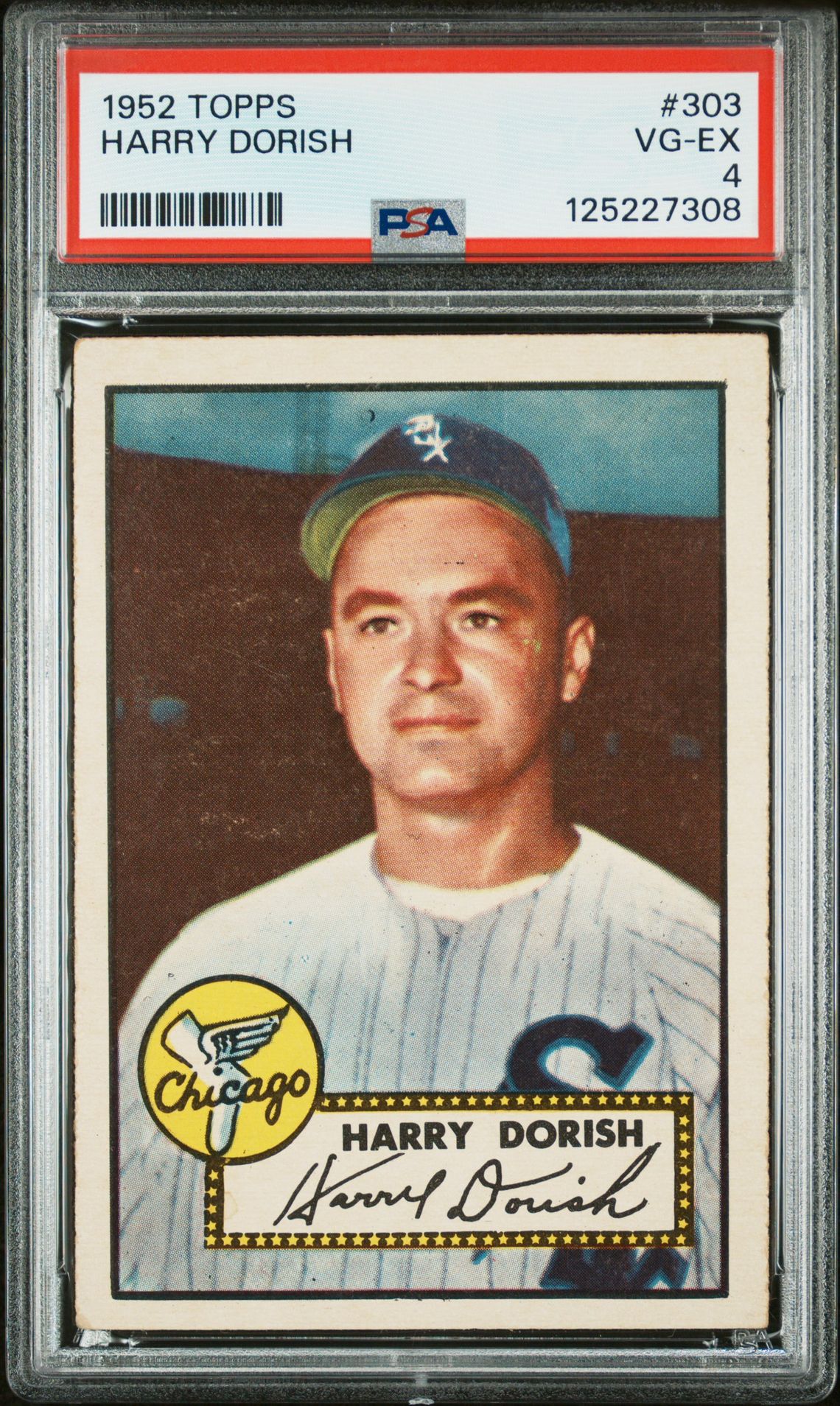 1952 Topps Harry Dorish #303 Vg-Ex 4 front