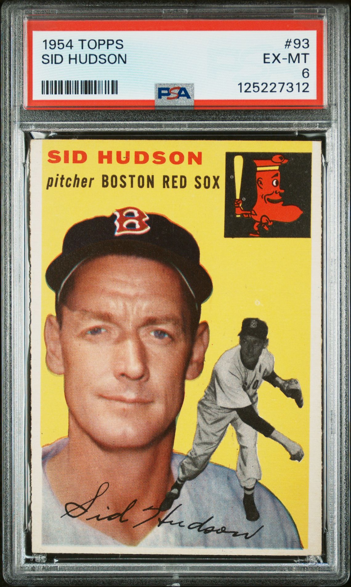 1954 Topps Sid Hudson #93 Ex-Mt 6 front