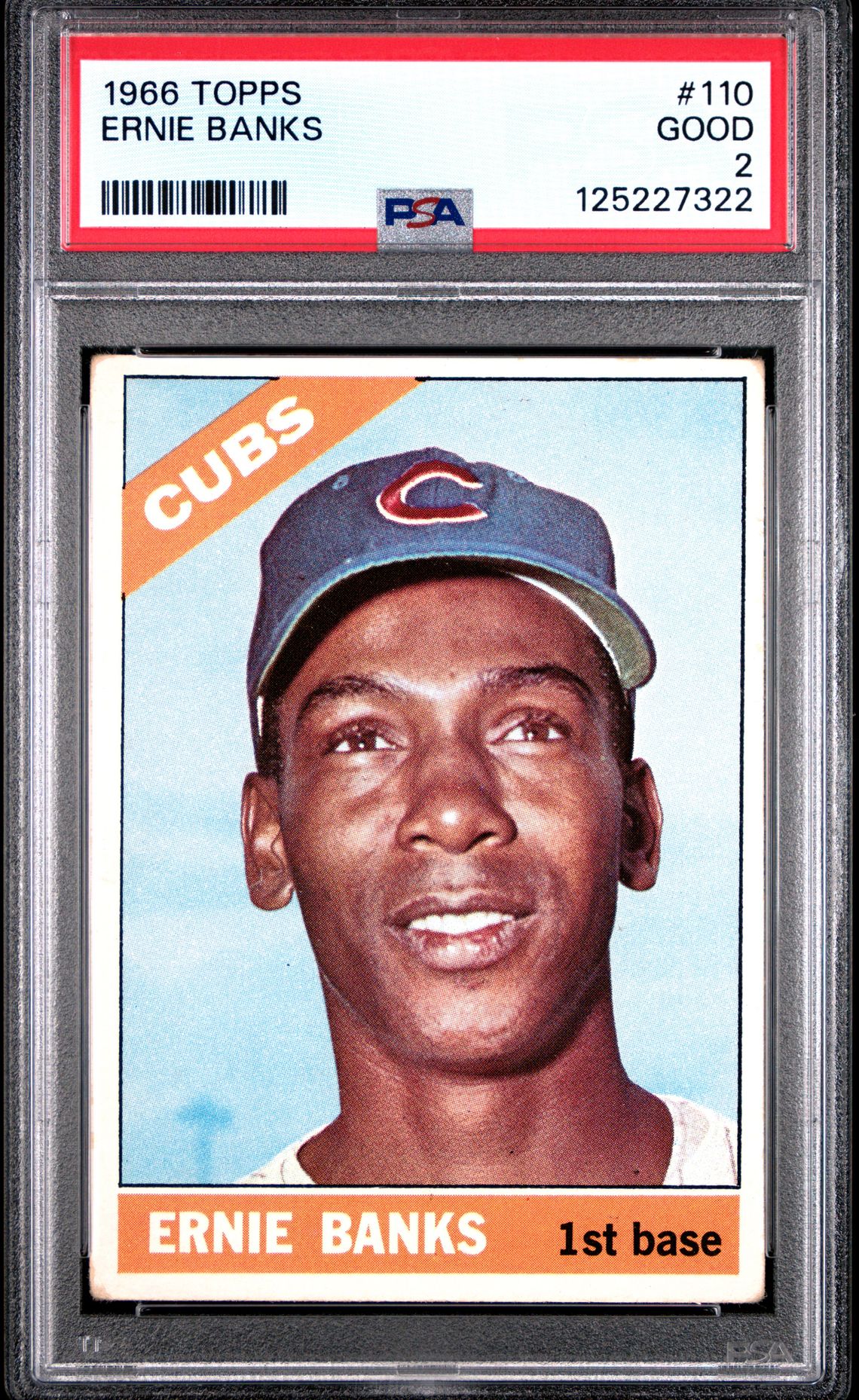 1966 Topps Ernie Banks #110 Good 2 front