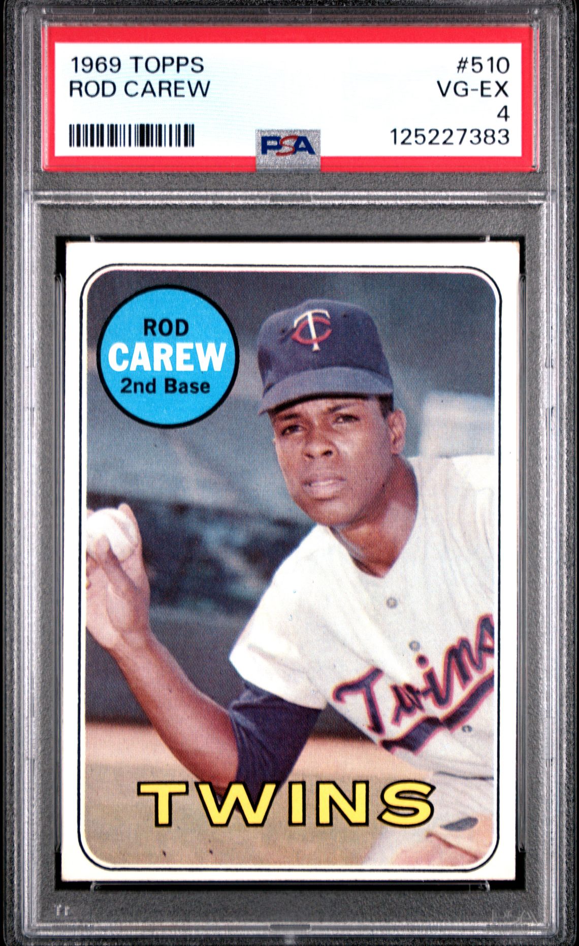 1969 Topps Rod Carew #510 Vg-Ex 4 front