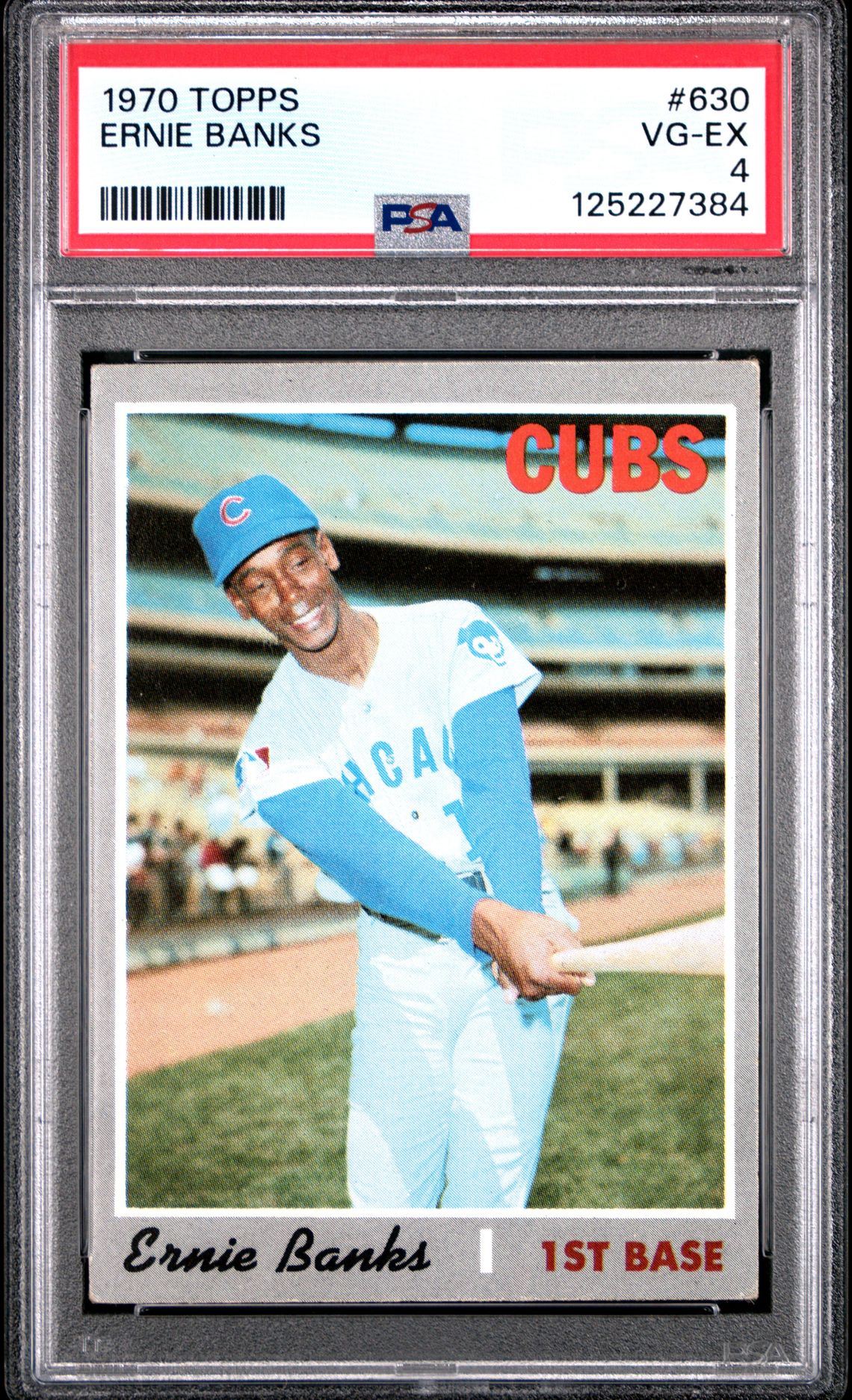 1970 Topps Ernie Banks #630 Vg-Ex 4 front