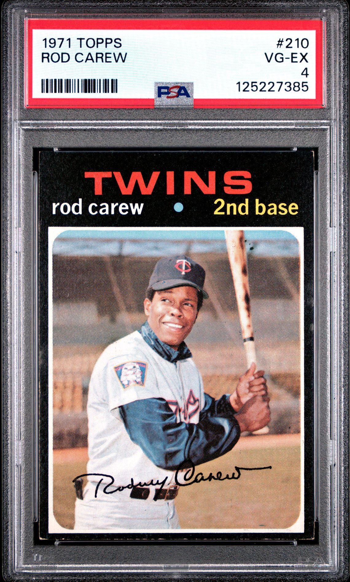 1971 Topps Rod Carew #210 Vg-Ex 4 front