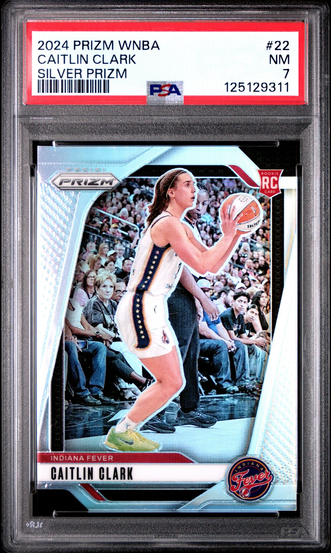2024 Panini Prizm Wnba Caitlin Clark #22 (Silver Prizm) Nm 7 front