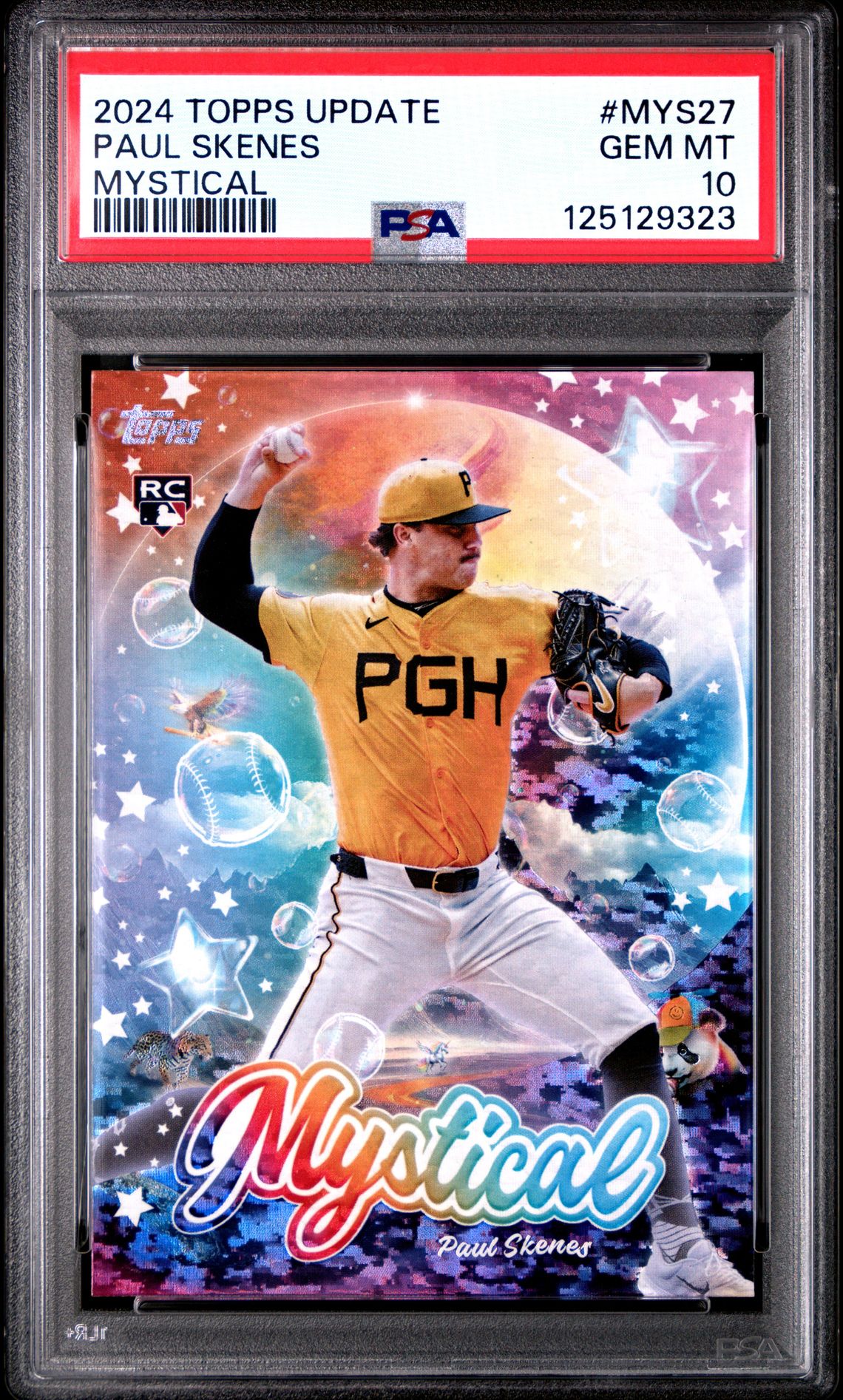 2024 Topps Update Mystical Paul Skenes #Mys27 Gem Mt 10 front