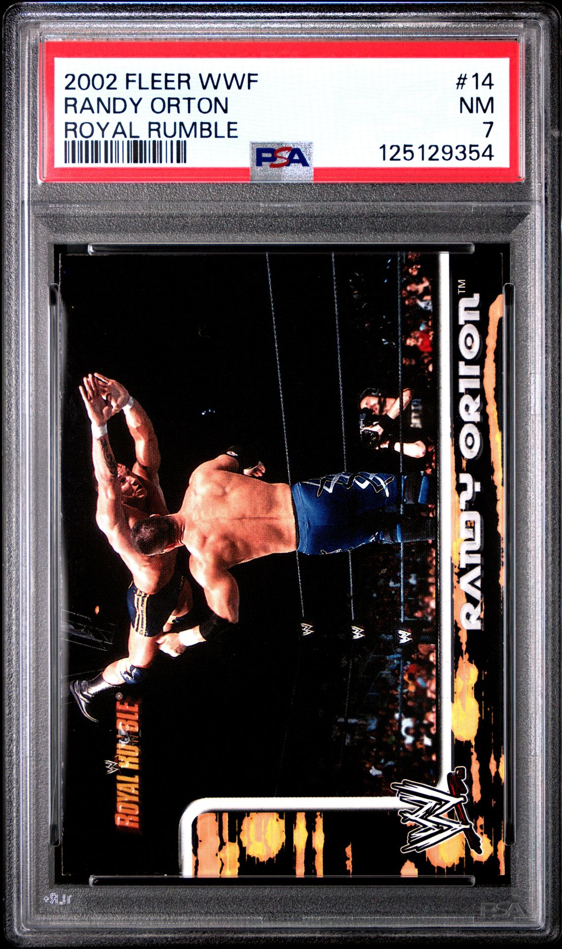 2002 Fleer Wwe Royal Rumble Randy Orton #14 (Royal Rumble) Nm 7 front