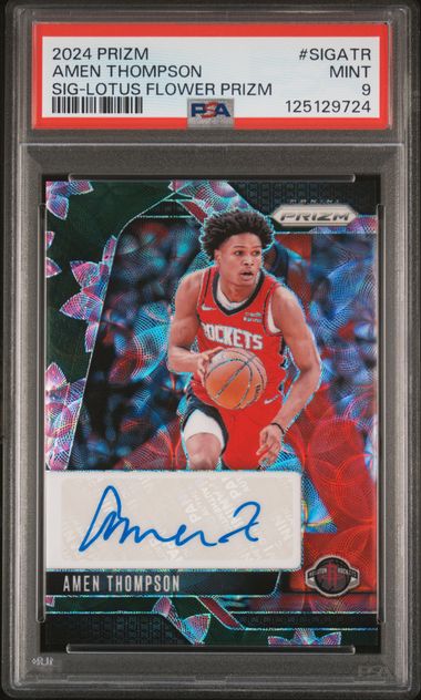 2024 Panini Prizm SIG-LOTUS FLOWER PRIZM #SIGATR Amen Thompson front