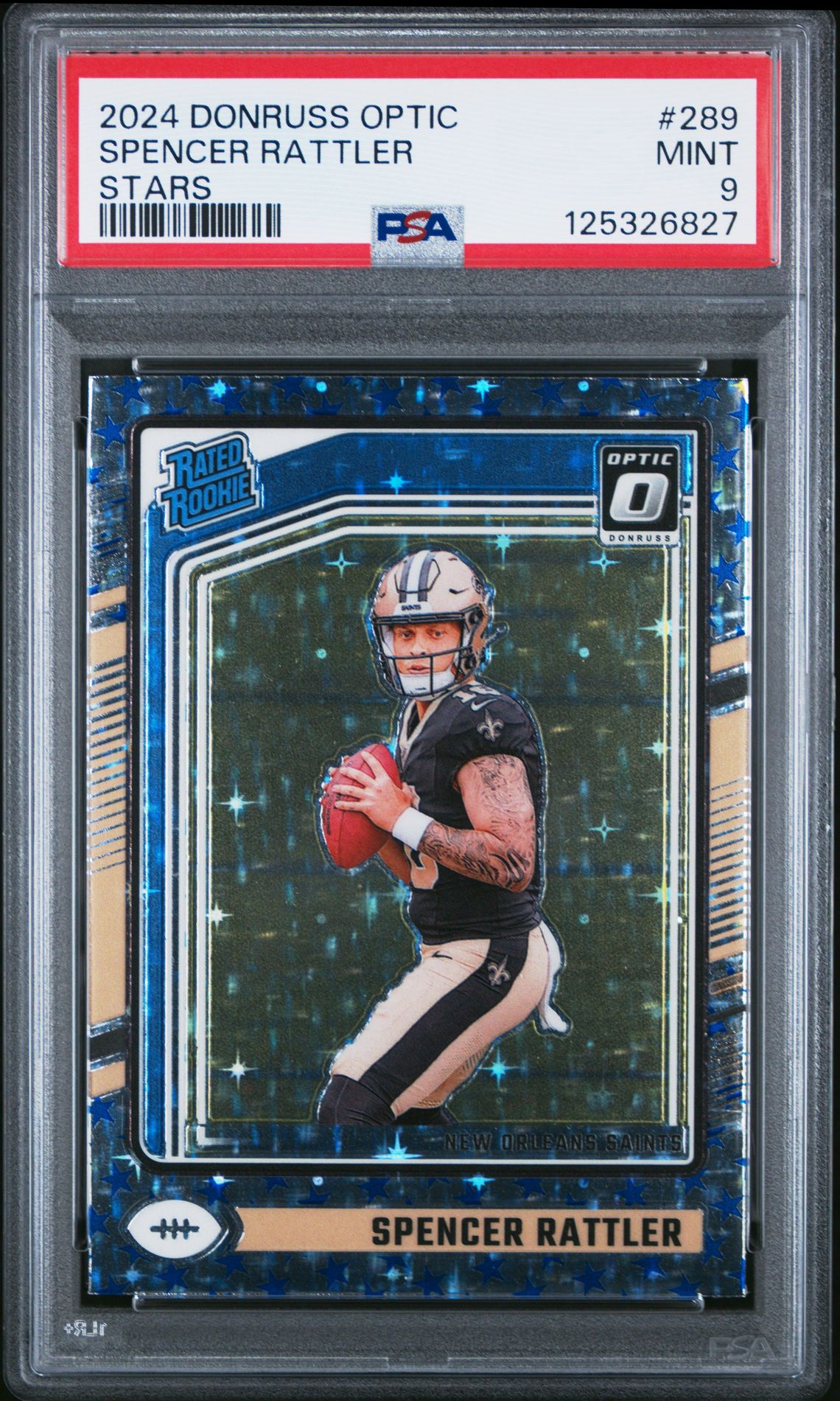 2024 Panini Donruss Optic Spencer Rattler #289 (Stars) Mint 9 front