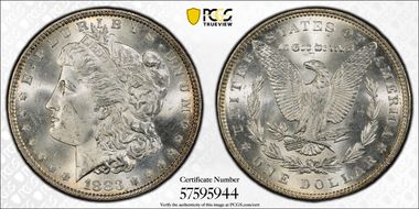 1883 $1 MS64