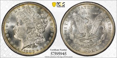 1883-O $1 MS64