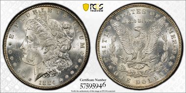 1884 $1 MS63