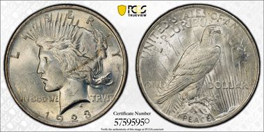 1923 $1 MS64