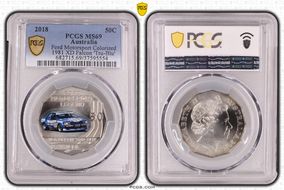 2018 50C Ford Motorsport Colorized 1981 XD Falcon 'Tru-Blu' MS69