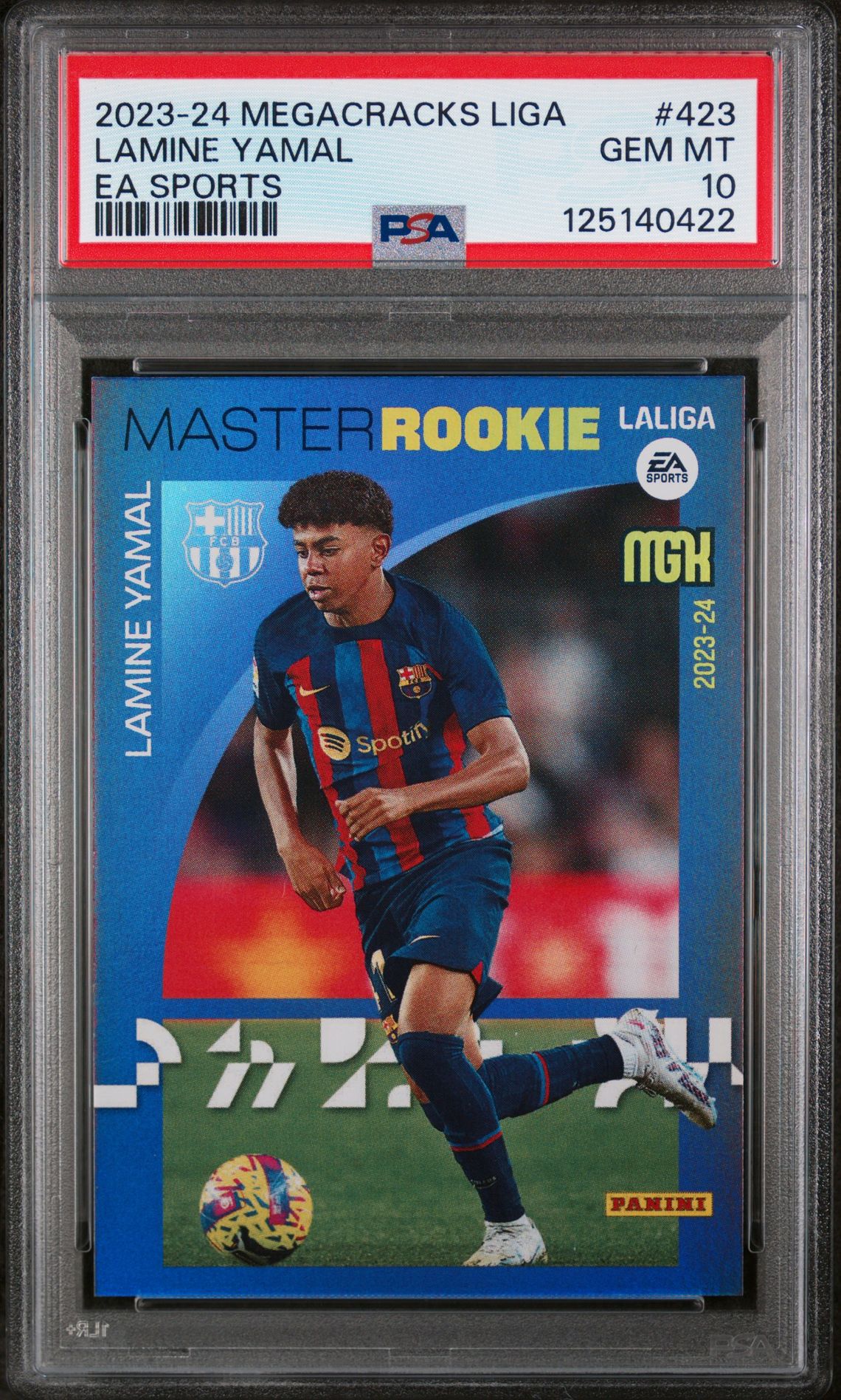 2023-24 Panini PANINI MEGACRACKS LALIGA EA SPORTS #423 Lamine Yamal front