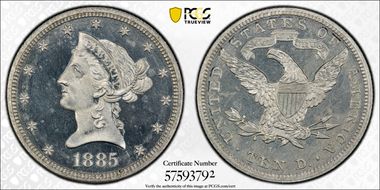 1885 $10 J-1755 PR66CAM