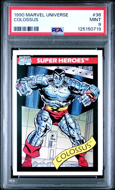 1990 Marvel Marvel Universe #36 Colossus front