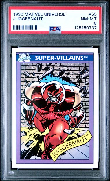 1990 Marvel Marvel Universe #55 Juggernaut front