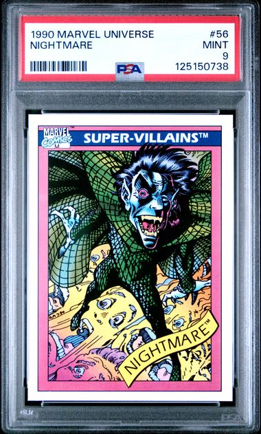 1990 Marvel Marvel Universe #56 Nightmare front